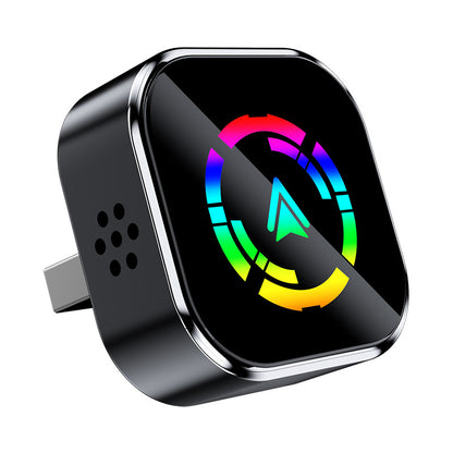 2-in-1 Wireless Carplay Adapter, Horizontal Plug-In Smart Car Interconnection Box, Android Autocarplay Box